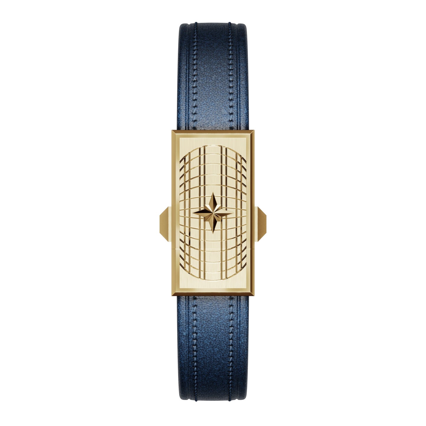 WZN Verse Blue with Yellow Gold hardware