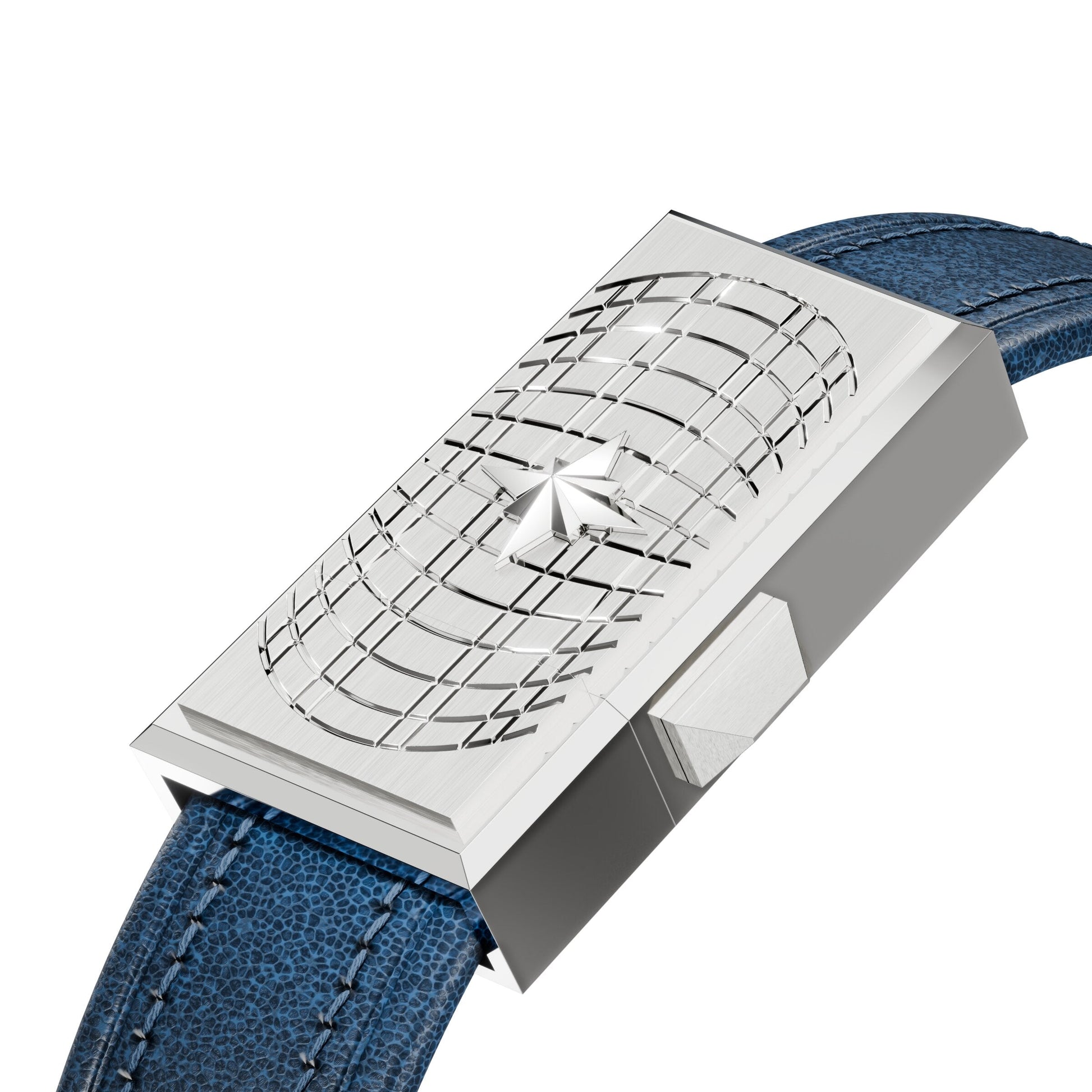 WZN Verse Blue with White Gold hardware
