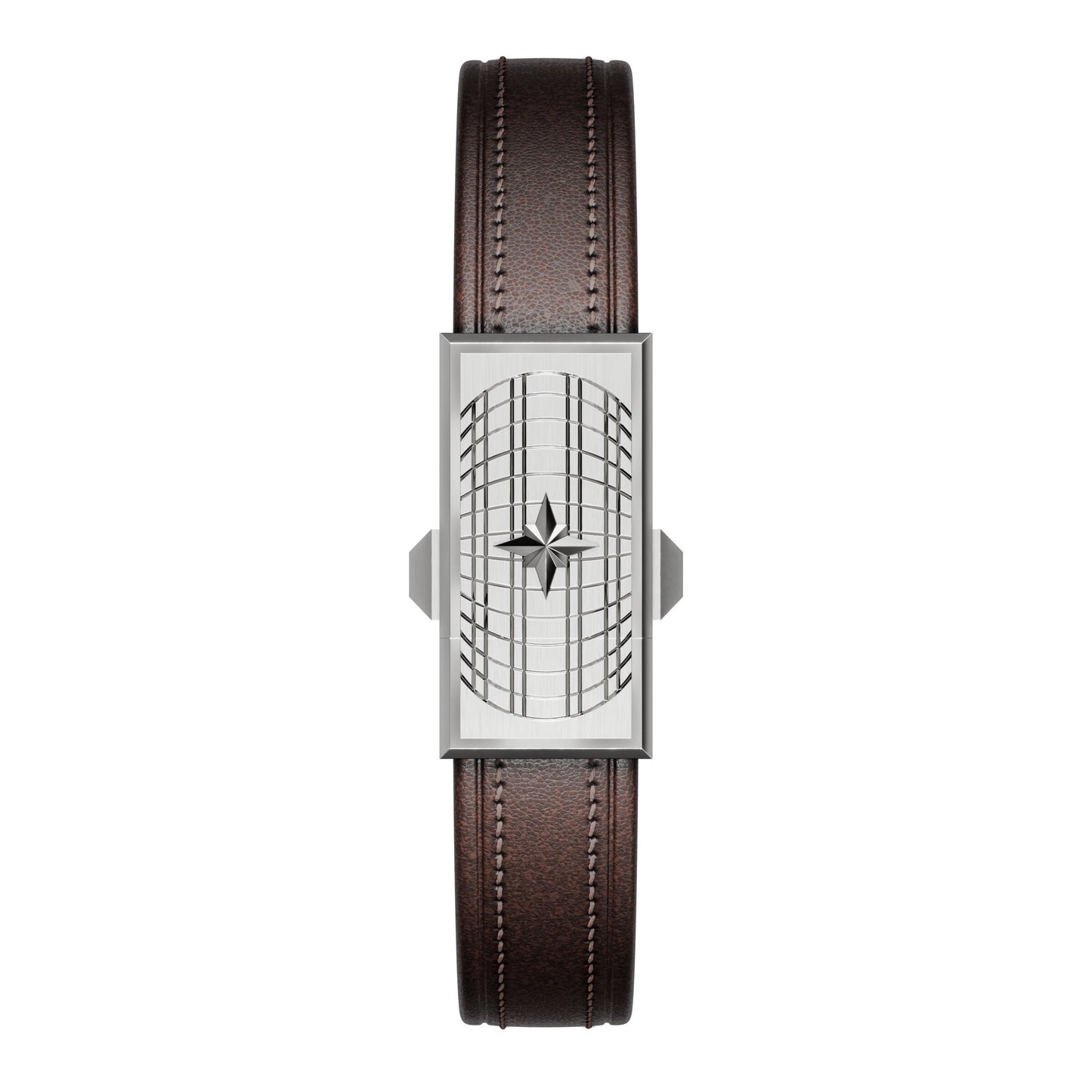 WZN Verse Brown with White Gold hardware