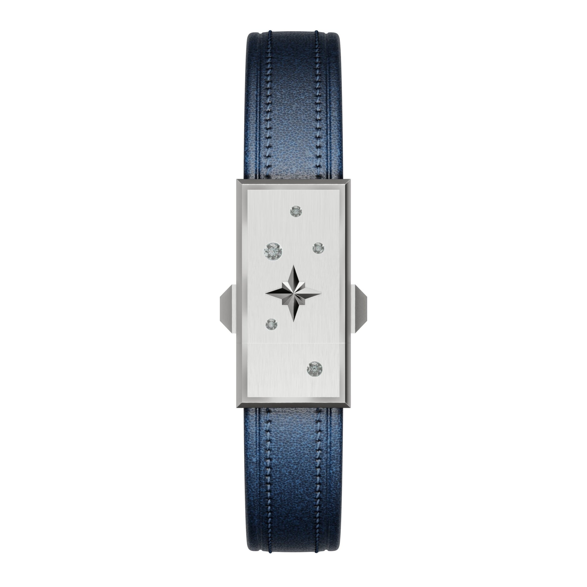 WZN Celeste Blue with White Gold hardware