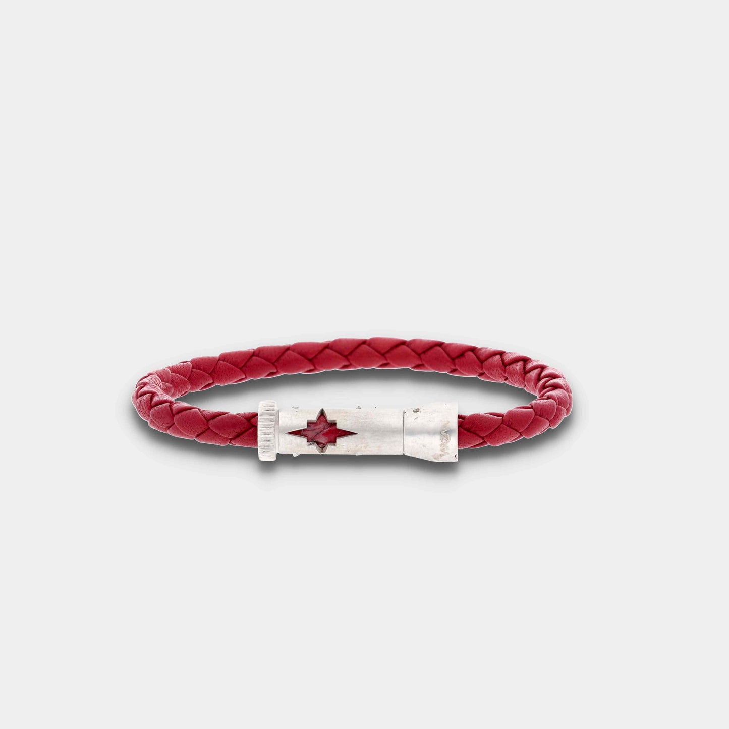 WZN Essential Red Leather Bracelet 1.0 (Matte)