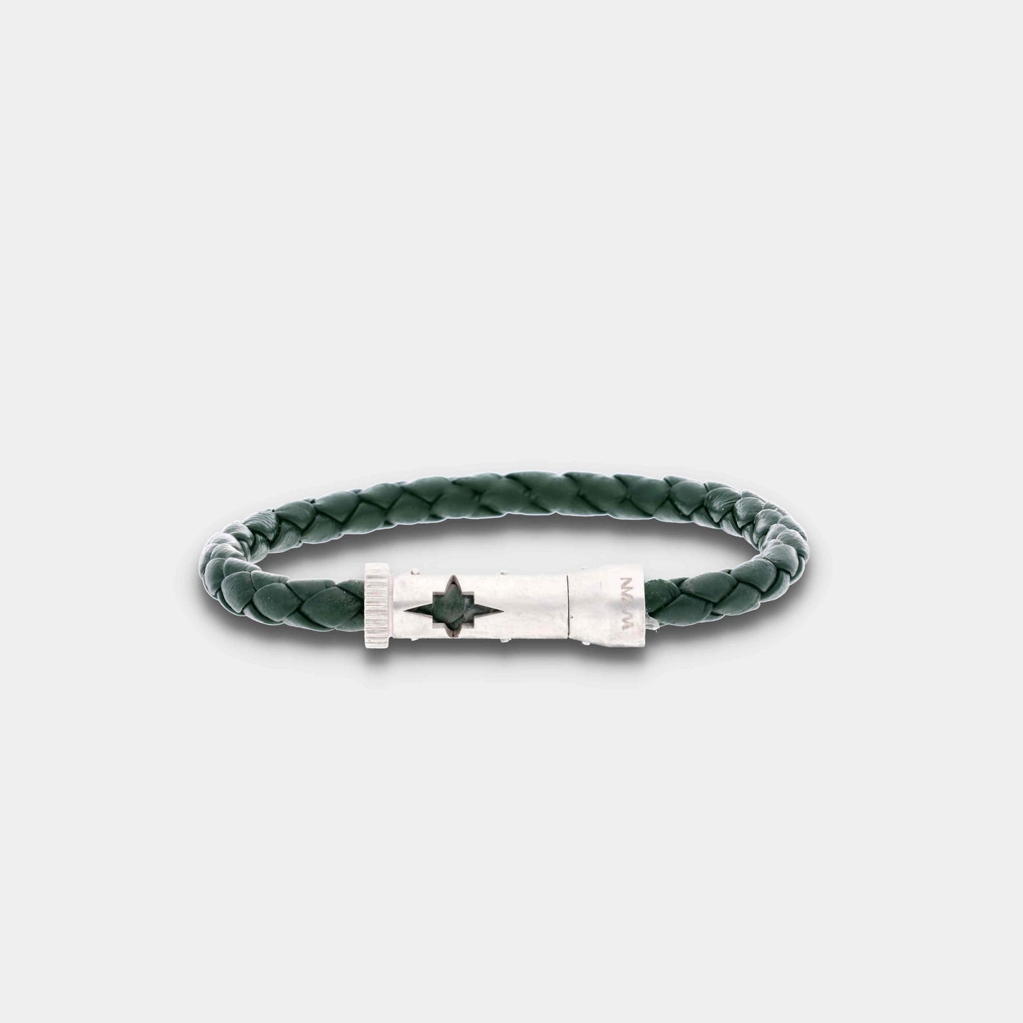 WZN Essential Green Leather Bracelet 1.0 (Matte)