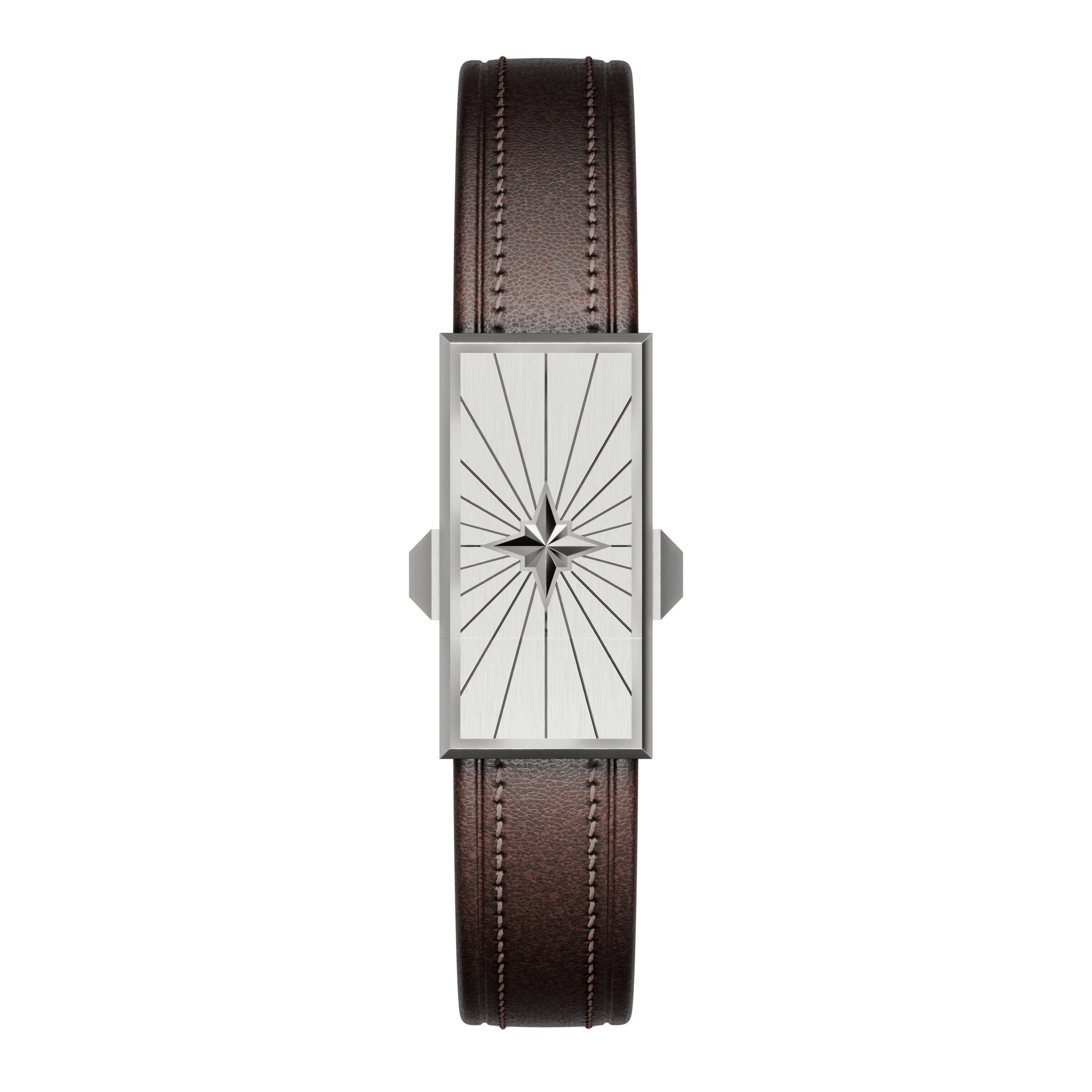 WZN Soliel Brown with White Gold hardware