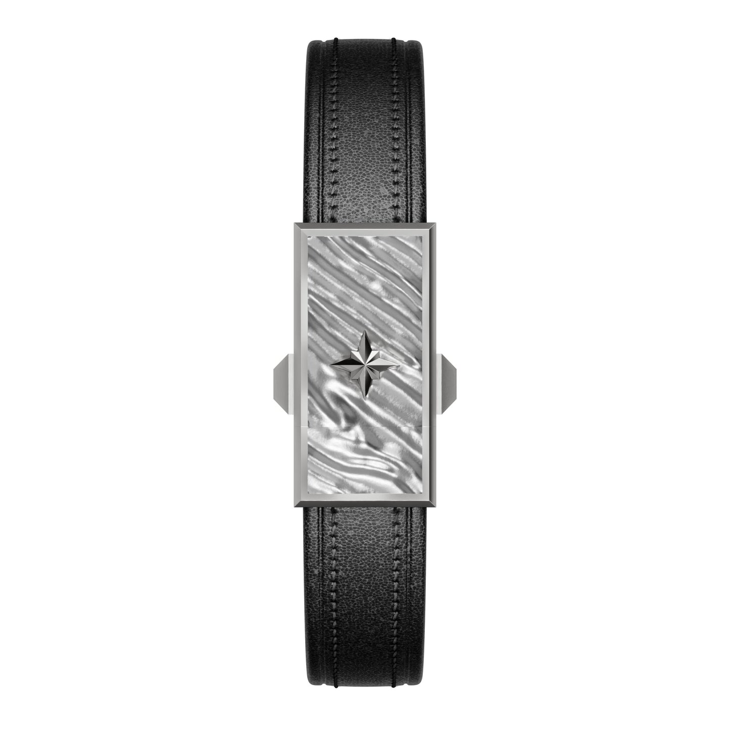 WZN Currents Black with White Gold hardware
