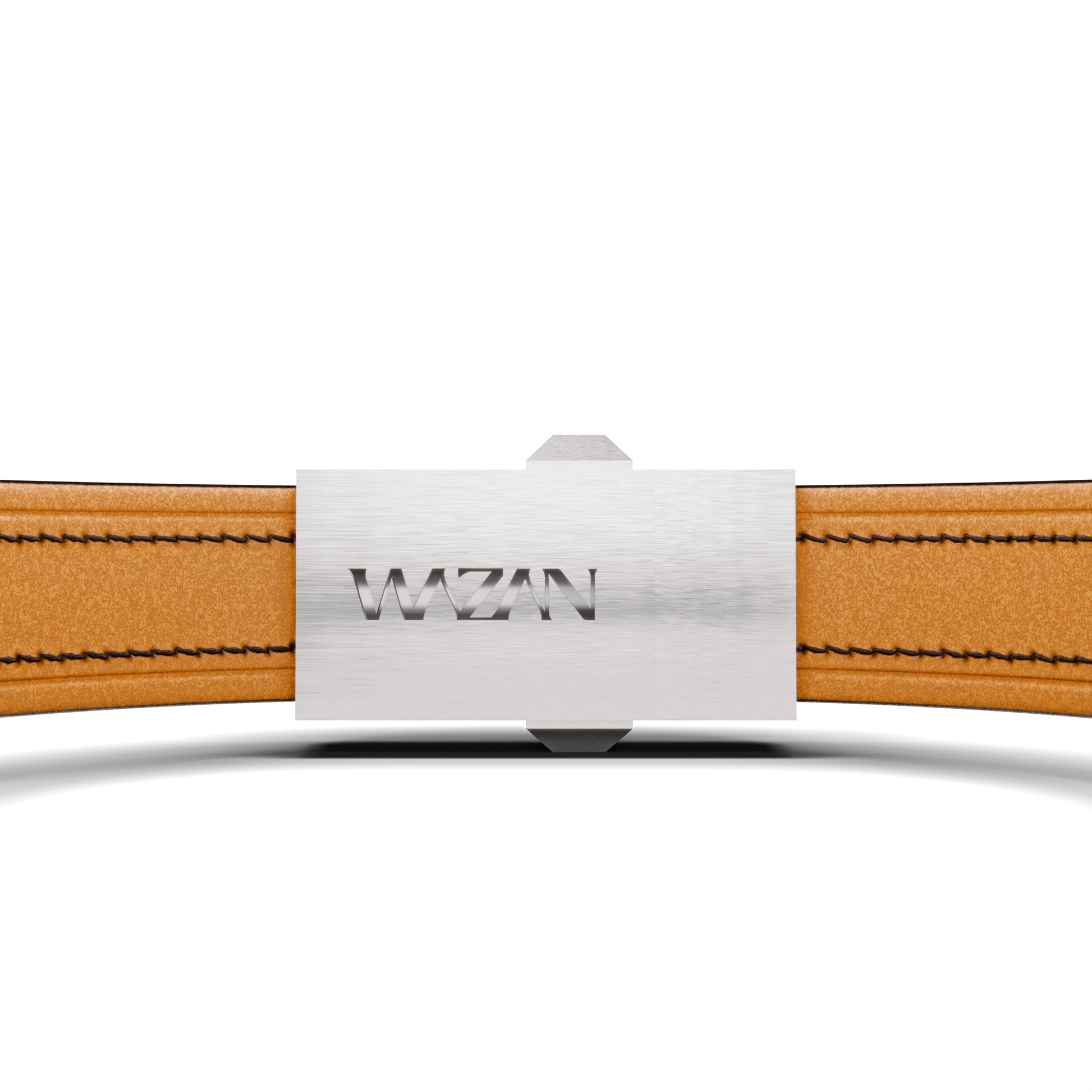 WZN Currents Brown with White Gold hardware