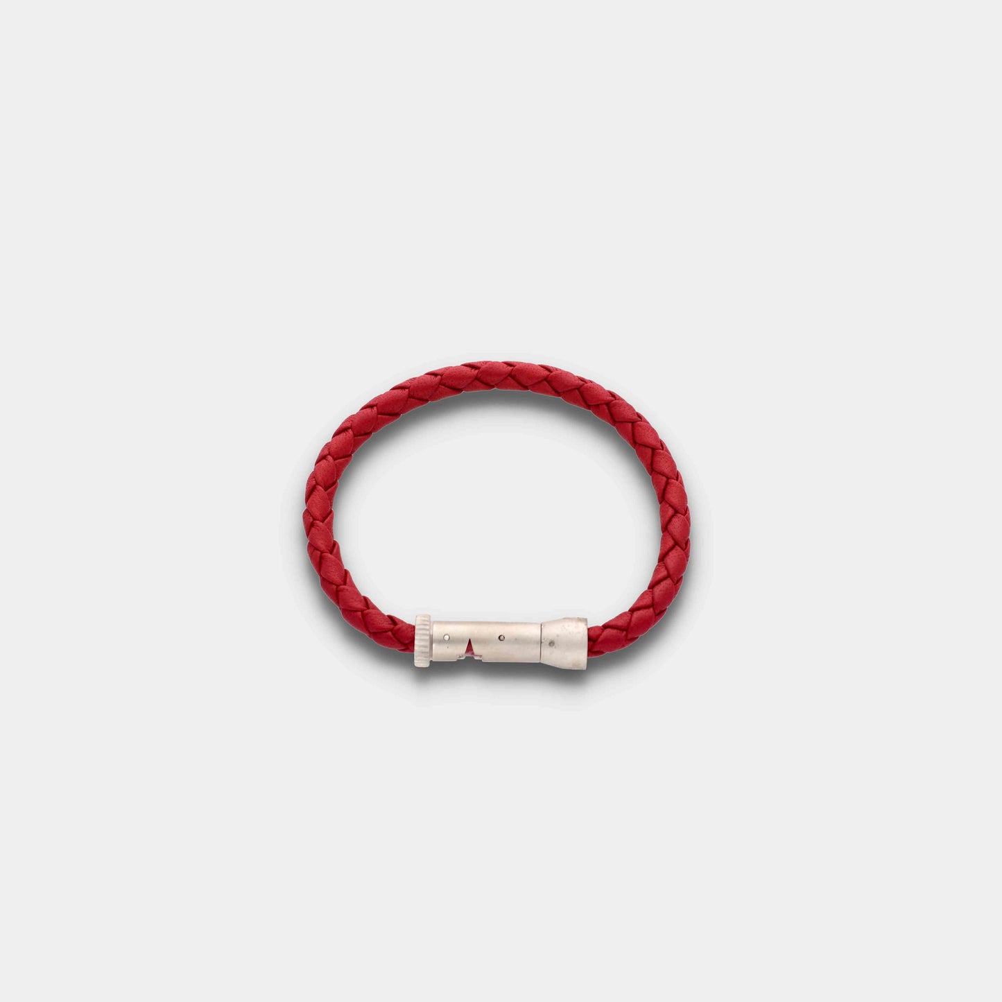 WZN Essential Red Leather Bracelet 1.0 (Matte)